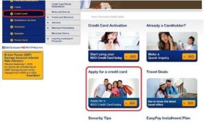 BDO Credit card application (2)