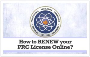 PRC Renewal online d