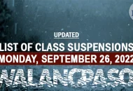 class suspensions today